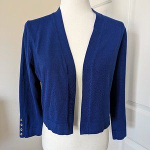 Tommy Hilfiger women’s navy blue cardigan size M sleeve 3/4